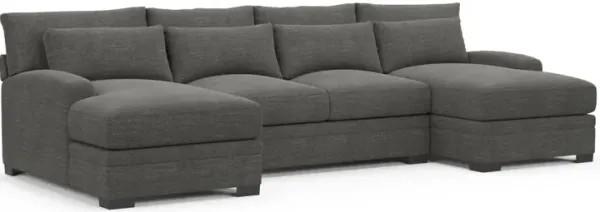 Boston Foam Comfort Sectional - Curious Charcoal