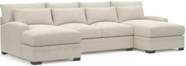 Boston Foam Comfort Sectional - M Ivory