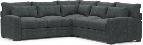 Boston Foam Comfort Sectional - Contessa Shadow