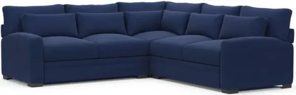 Boston Foam Comfort Sectional - Abington Indigo
