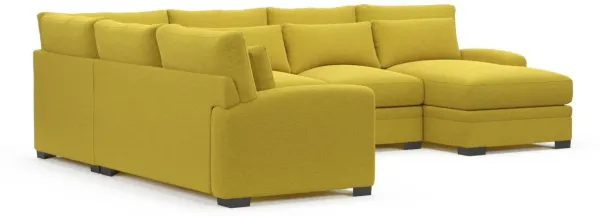 Boston Foam Comfort Sectional - Bloke Goldenrod
