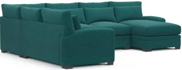 Boston Foam Comfort Sectional - Bloke Peacock