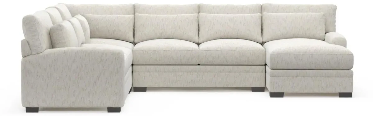 Boston Foam Comfort Sectional - P.T. Cream