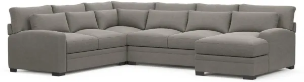 Boston Foam Comfort Sectional - Abington Fog