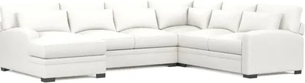 Boston Foam Comfort Sectional - Bloke Snow