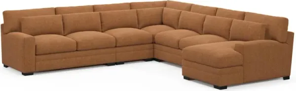 Boston Foam Comfort Sectional - Contessa Ginger