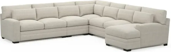 Boston Foam Comfort Sectional - Mason Porcelain