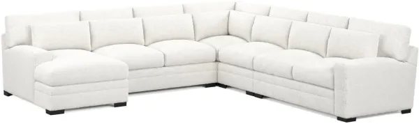 Boston Foam Comfort Sectional - Bloke Snow