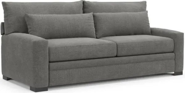 Boston Hybrid Comfort Sofa - Living Large Charcoal