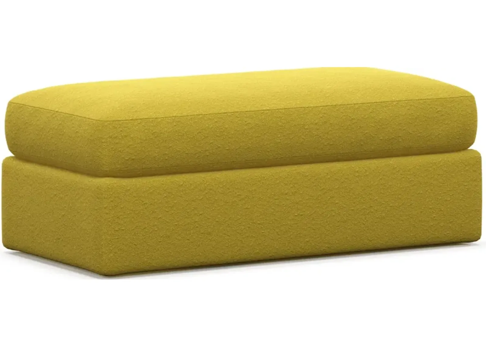 Haven Foam Comfort Ottoman - Bloke Goldenrod