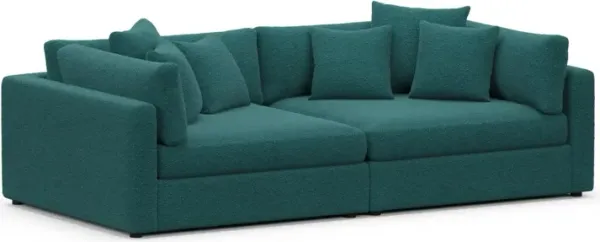 Sasha Foam Comfort Sofa - Bloke Peacock