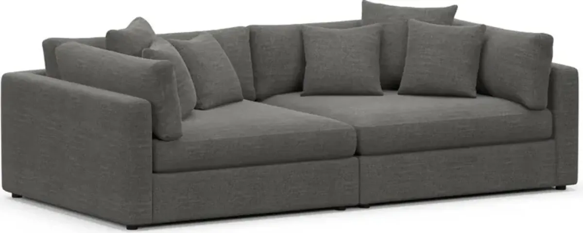 Sasha Foam Comfort Sofa - Curious Charcoal