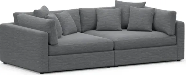 Sasha Foam Comfort Sofa - Dudley Indigo