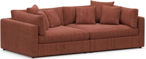 Sasha Foam Comfort Sofa - Contessa Paprika