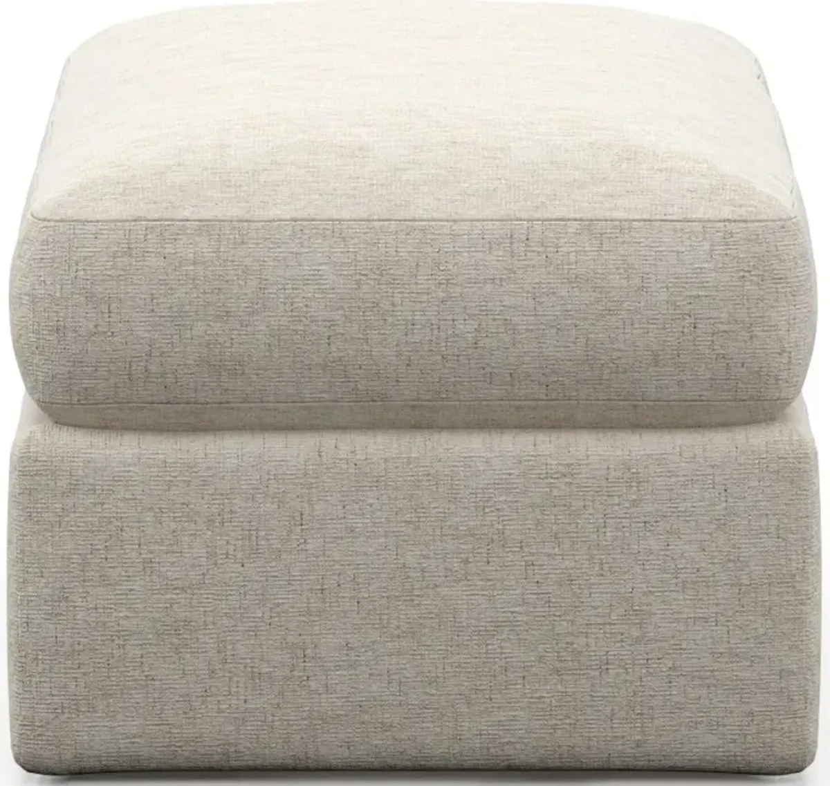 Haven Foam Comfort Ottoman - M Ivory