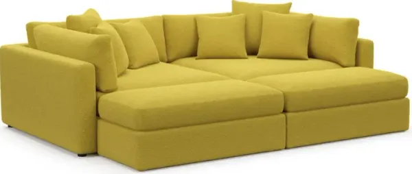 Sasha Foam Comfort Sectional - Bloke Goldenrod