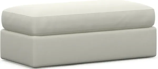 Haven Foam Comfort Eco Performance Fabric Ottoman - Liv Arctic