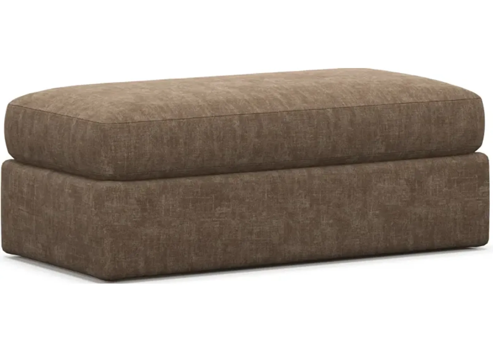 Haven Foam Comfort Eco Performance Fabric Ottoman - Argo Java