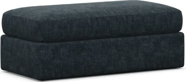 Haven Foam Comfort Eco Performance Fabric Ottoman - Argo Navy