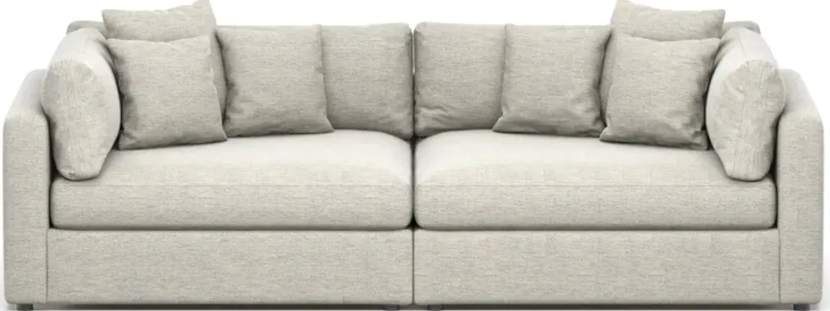 Haven 2-Piece Media Sofa - Merino Chalk