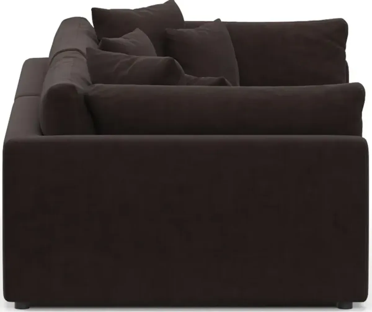 Haven Foam Comfort 2-Piece Media Sofa - Merrimac Dark Brown