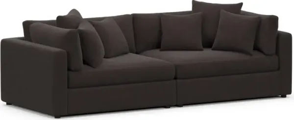 Sasha Foam Comfort Sofa - Merrimac Dark Brown