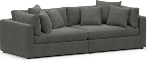 Sasha Foam Comfort Sofa - Curious Charcoal