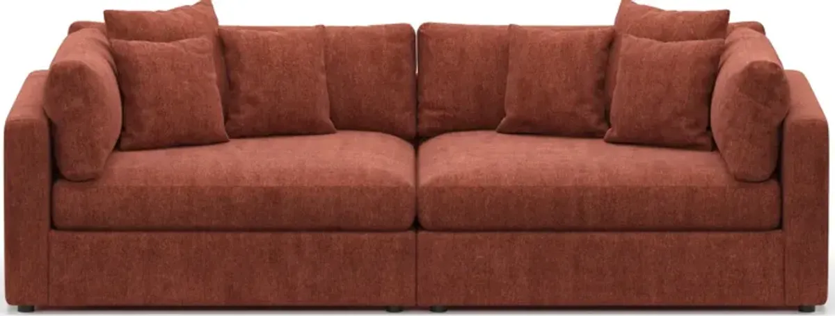 Haven Foam Comfort 2-Piece Sofa - Contessa Paprika