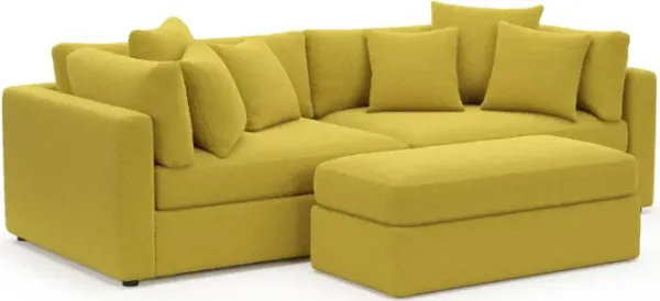 Sasha Foam Comfort Sectional - Bloke Goldenrod