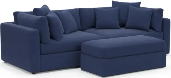 Sasha Foam Comfort Sectional - Abington TW Indigo