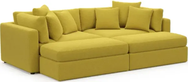 Sasha Foam Comfort Sectional - Bloke Goldenrod