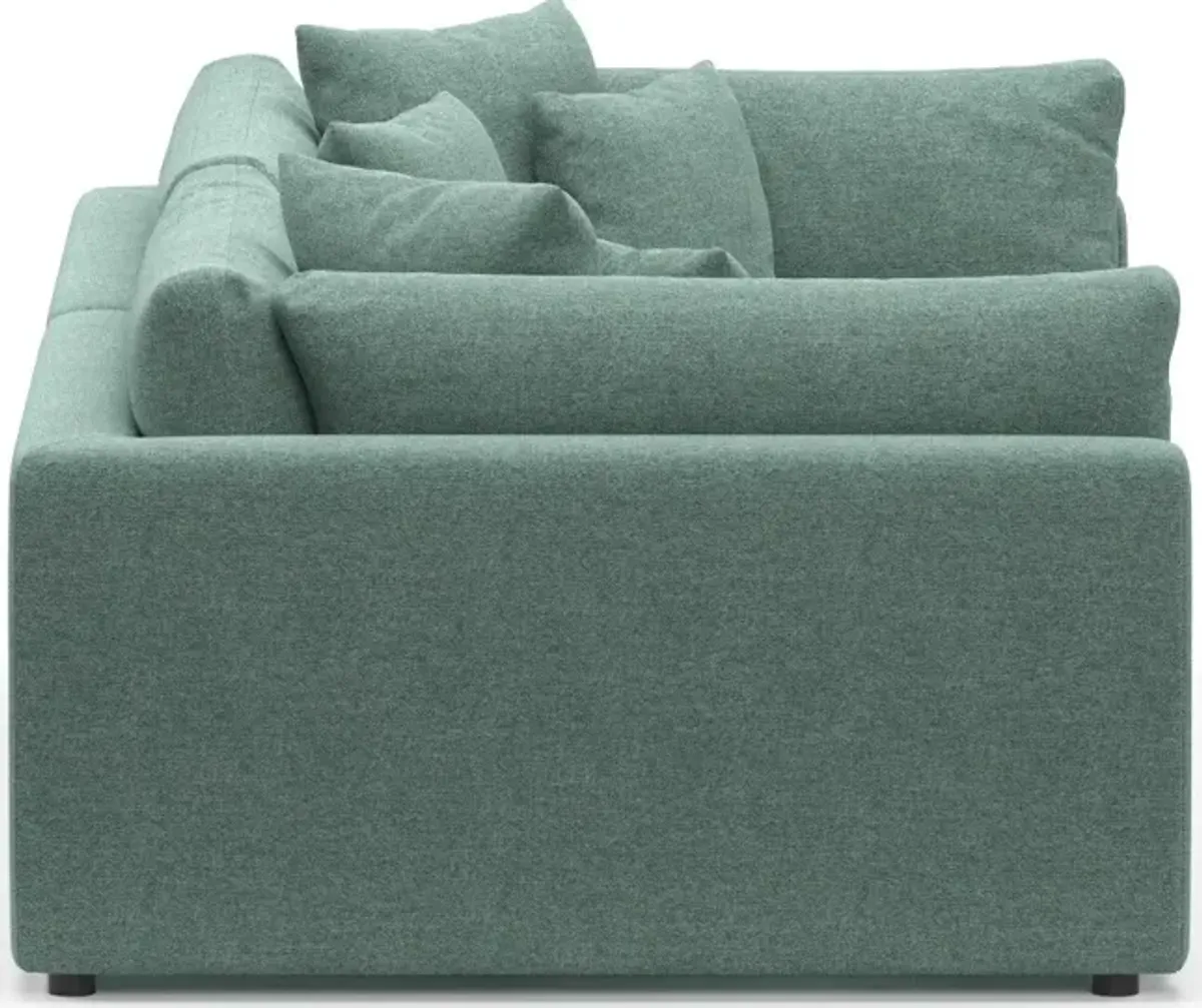 Haven Foam Comfort Eco Performance Fabric 2-Piece Media Sofa - Bridger Jade