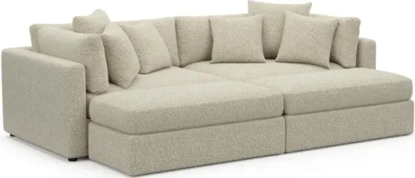 Sasha Foam Comfort Sectional - Bloke Cotton