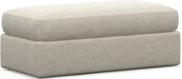 Sasha Foam Comfort Ottoman - M Ivory