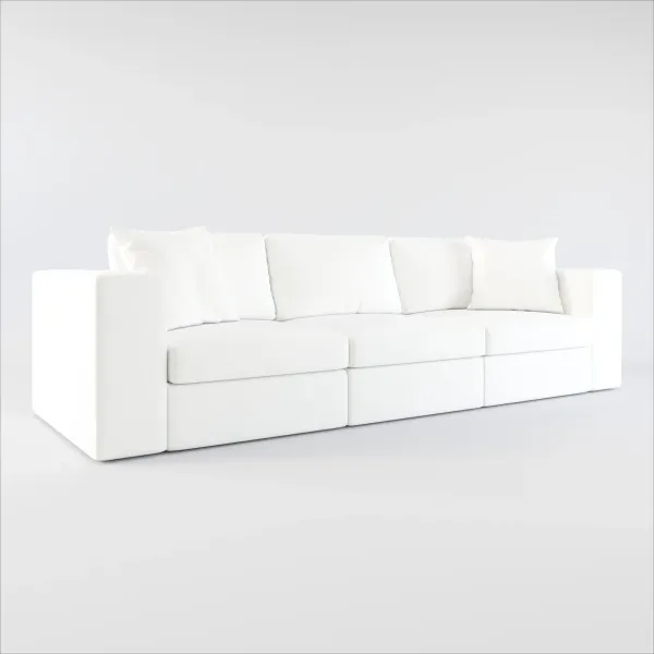 Collin Hybrid Comfort 3-Piece Sofa - Contessa Vanilla