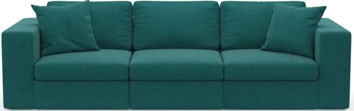 Collin Hybrid Comfort 3-Piece Sofa - Bloke Peacock