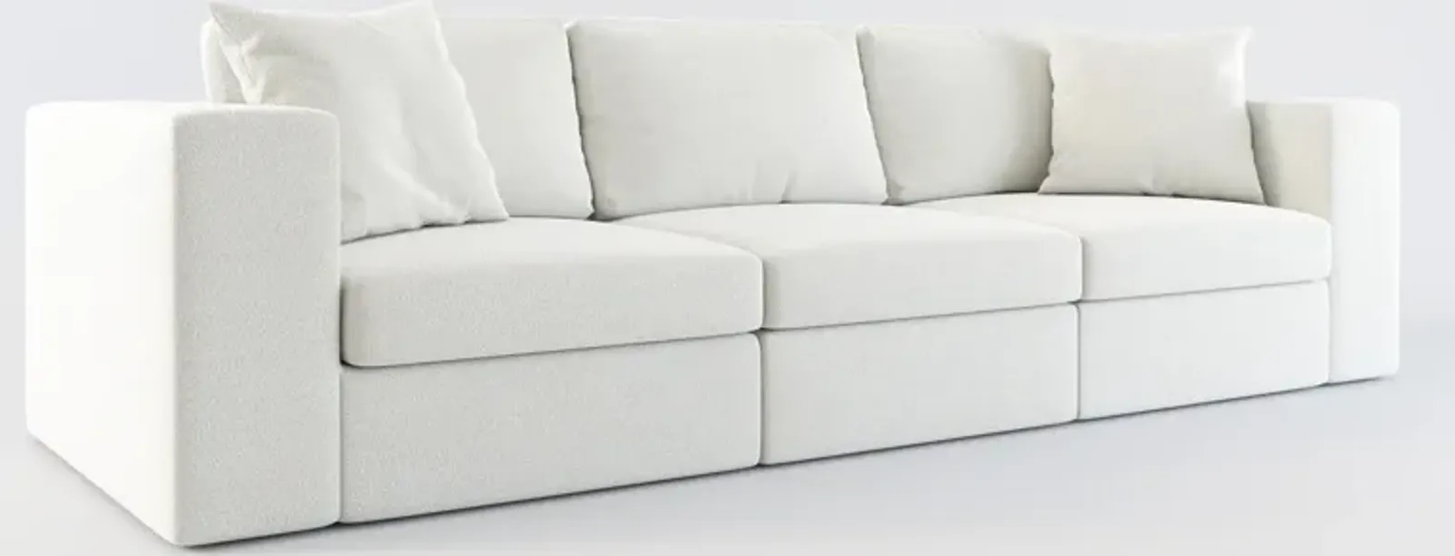 Collin Hybrid Comfort 3-Piece Sofa - Oslo Snow