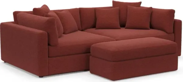 Sasha Foam Comfort Sectional - Bloke Brick