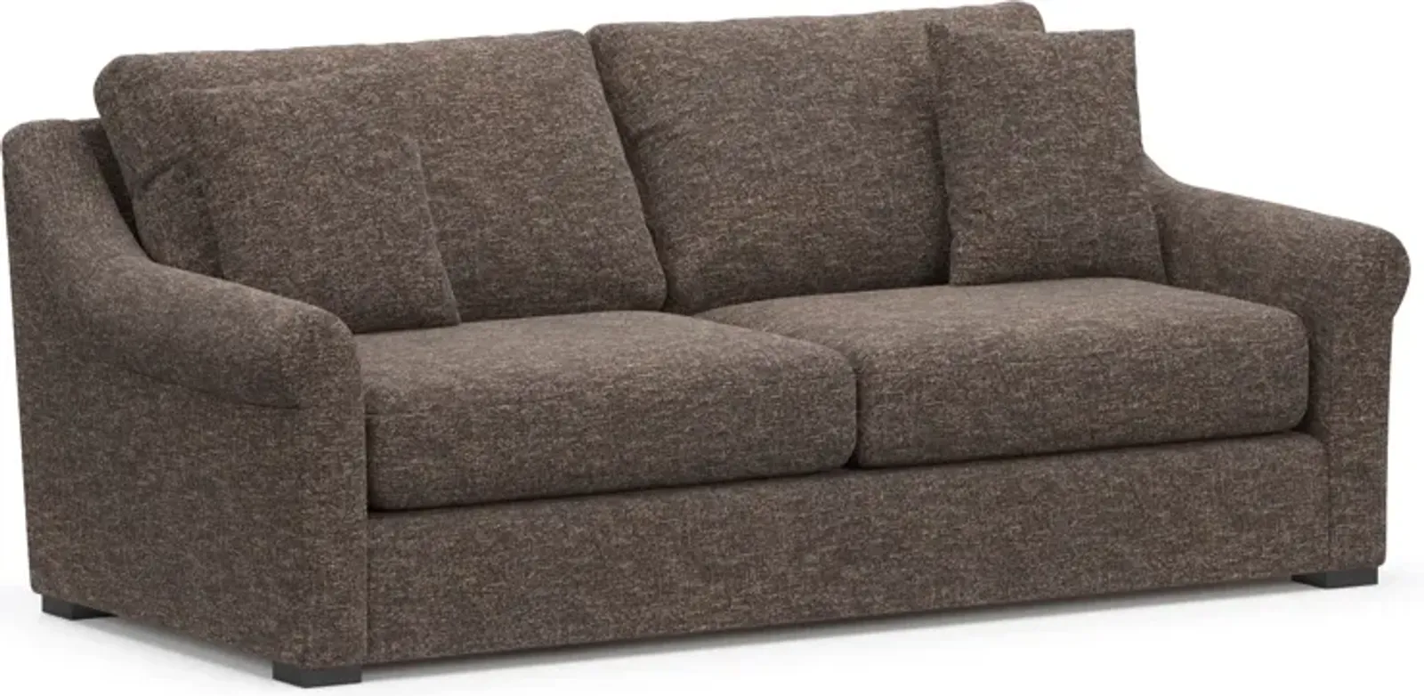 Bowery 87" Foam Comfort Sleeper Sofa  - M Walnut