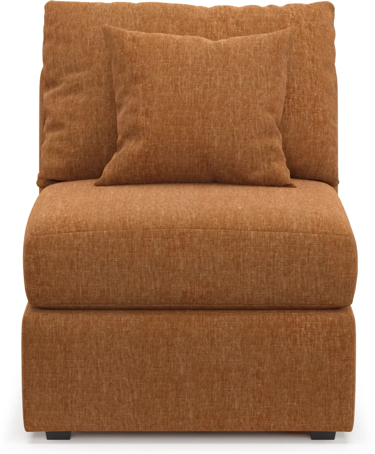 Nest Foam Comfort Armless Chair - Contessa Ginger