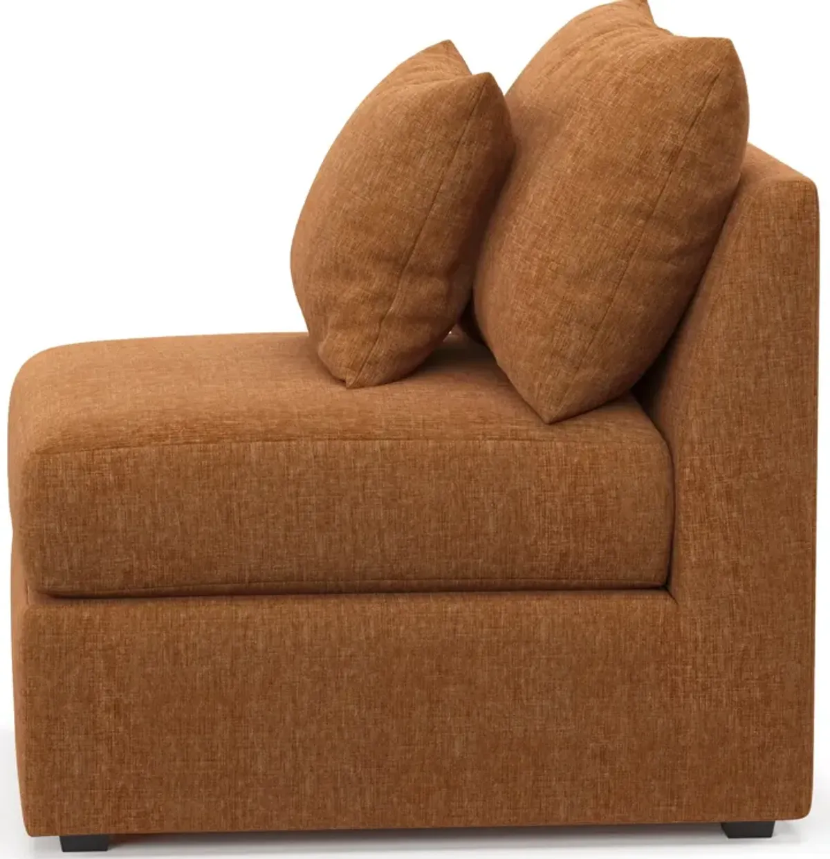 Nest Foam Comfort Armless Chair - Contessa Ginger