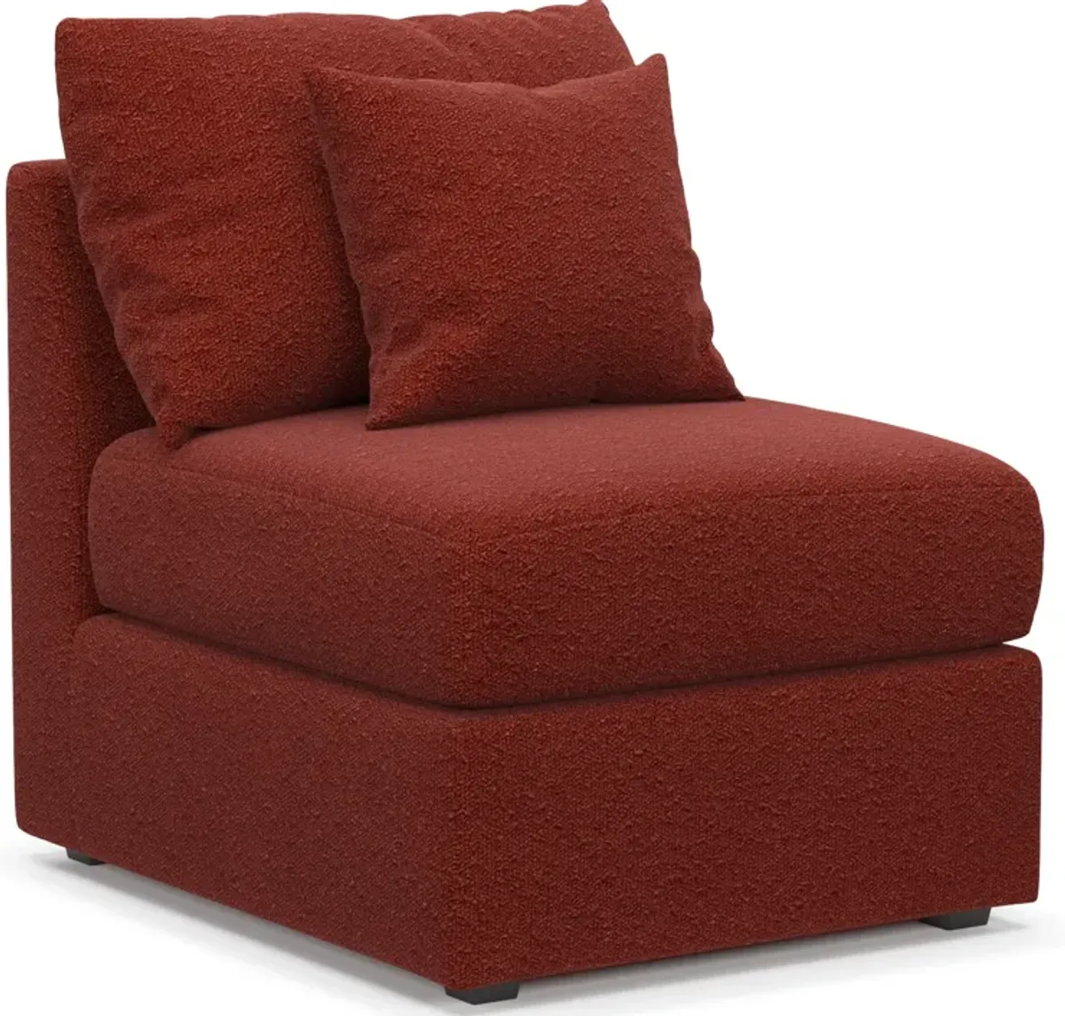 Nest Foam Comfort Armless Chair - Bloke Brick