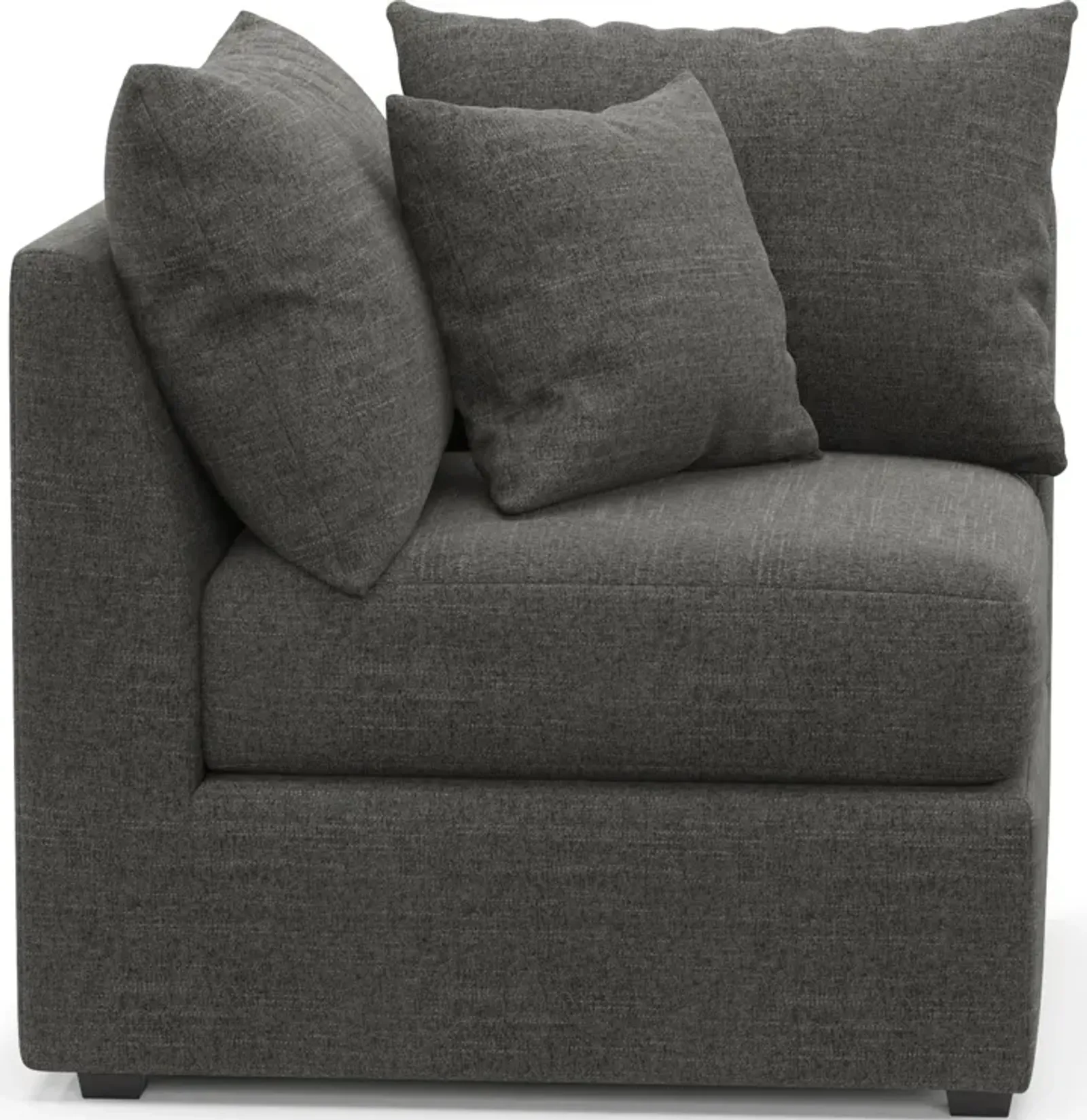 Nest Foam Comfort Corner Chair - Curious Charcoal