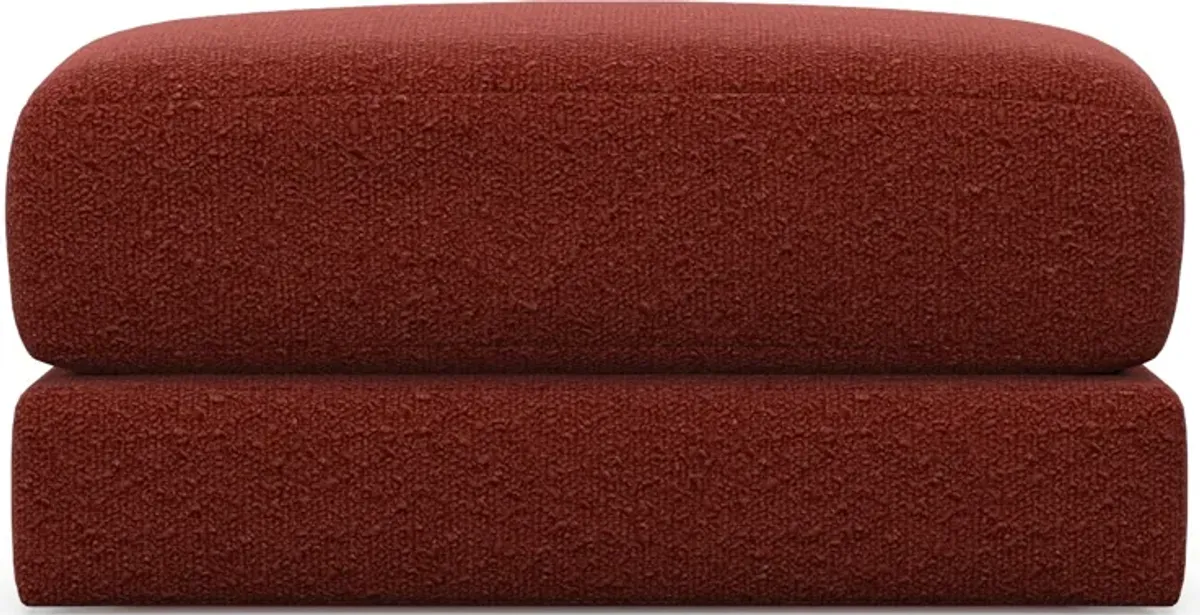 Nest Foam Comfort Short Ottoman - Bloke Brick