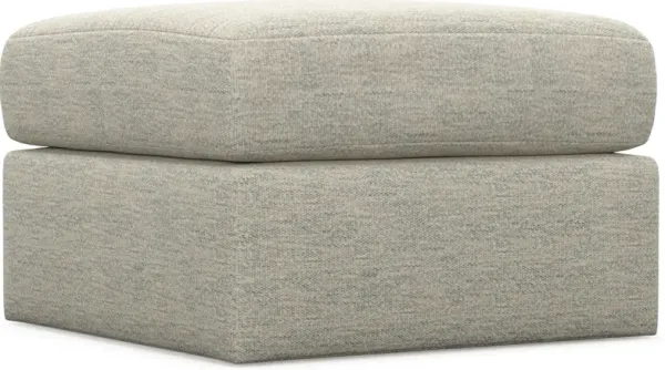 Nest Foam Comfort Tall Ottoman - Merino Chalk