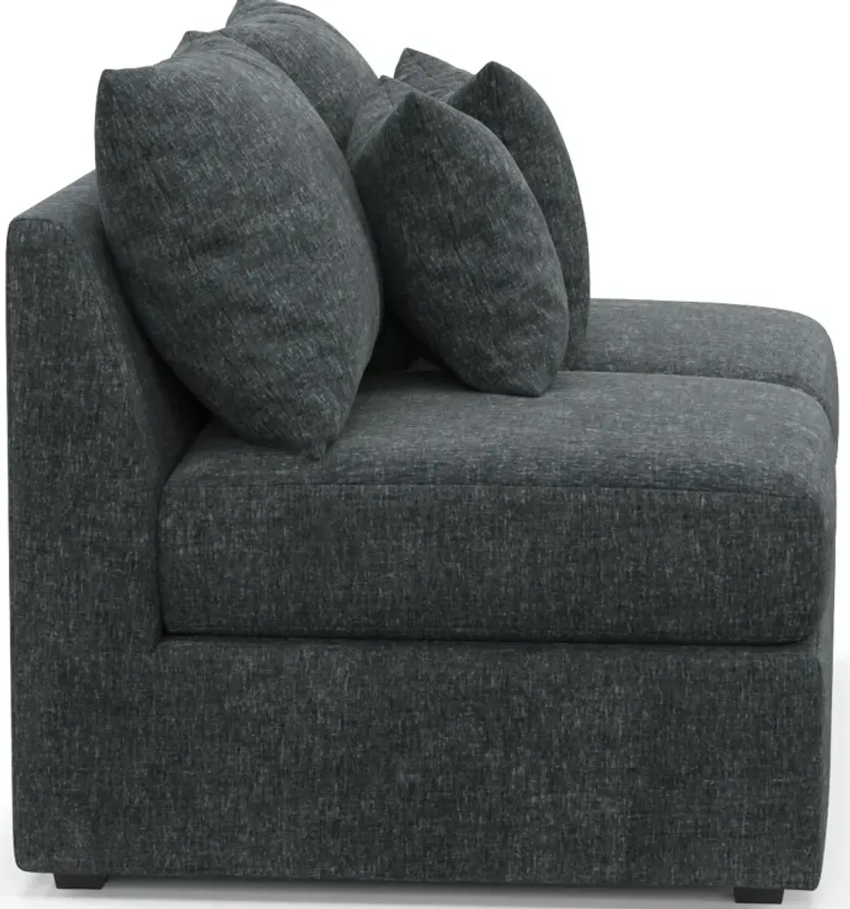 Nest Foam Comfort Armless Loveseat - Contessa Shadow