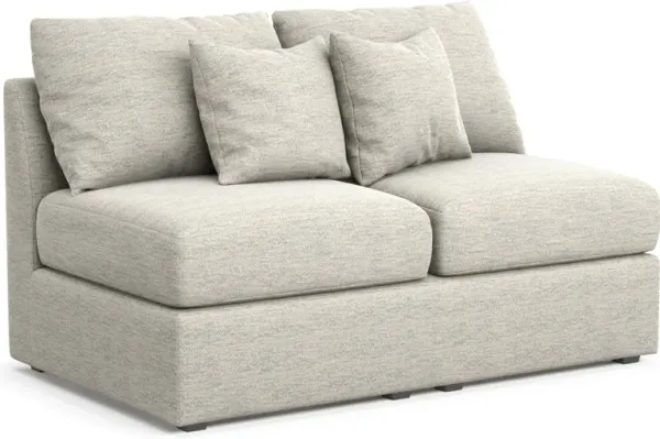 Nest Foam Comfort Armless Loveseat - Merino Chalk