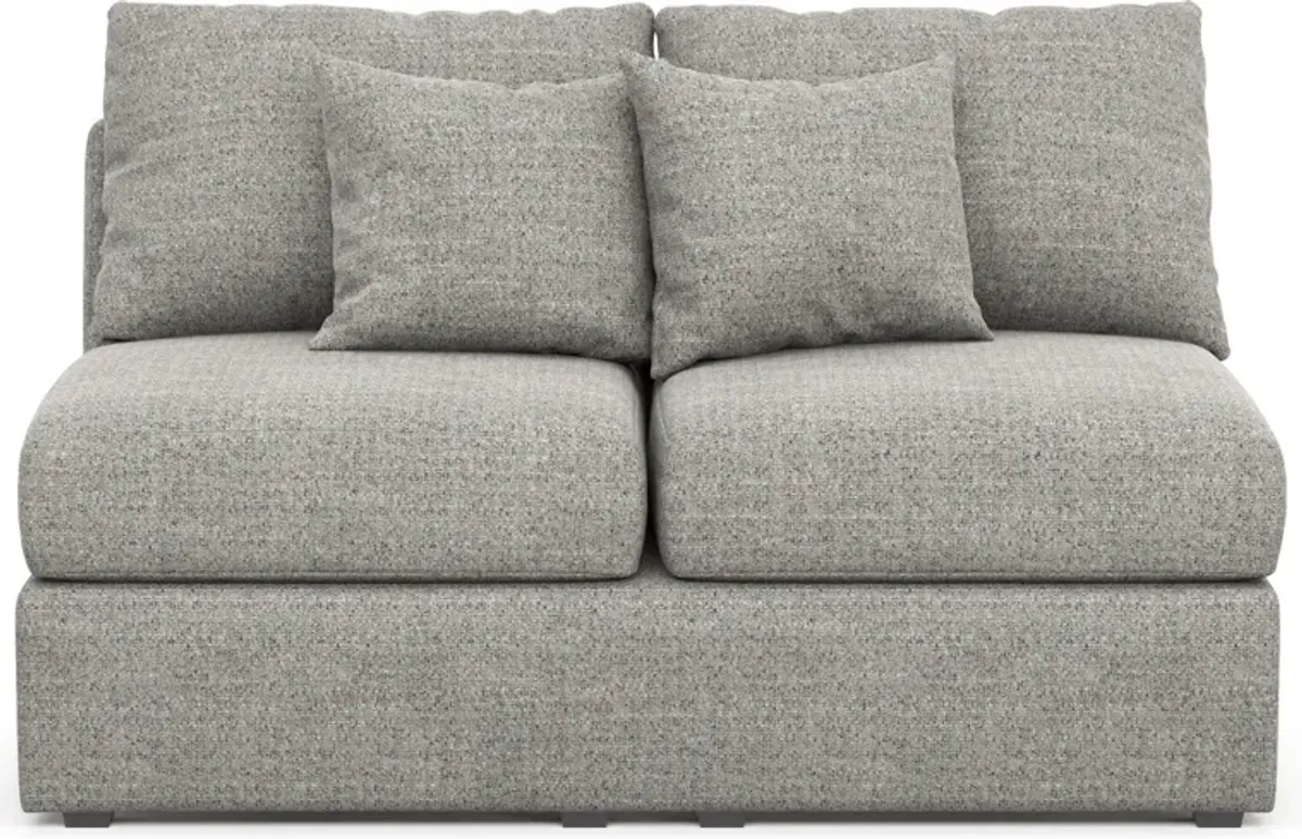 Nest Foam Comfort Armless Loveseat - Pandora Pepper