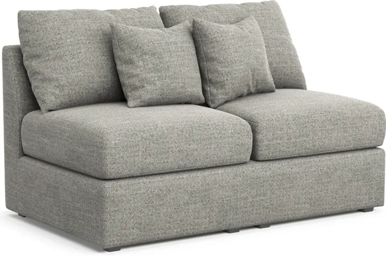 Nest Foam Comfort Armless Loveseat - Pandora Pepper