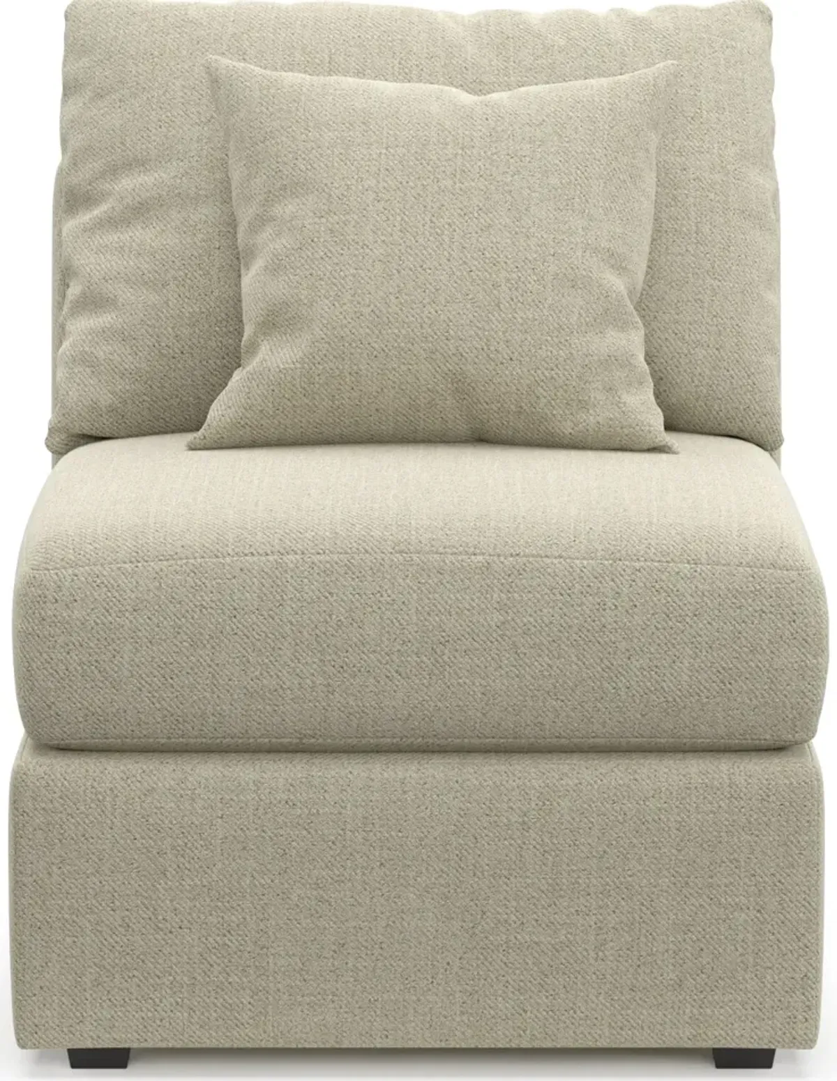 Nest Foam Comfort Eco Performance Armless Chair - Broderick Charcoal